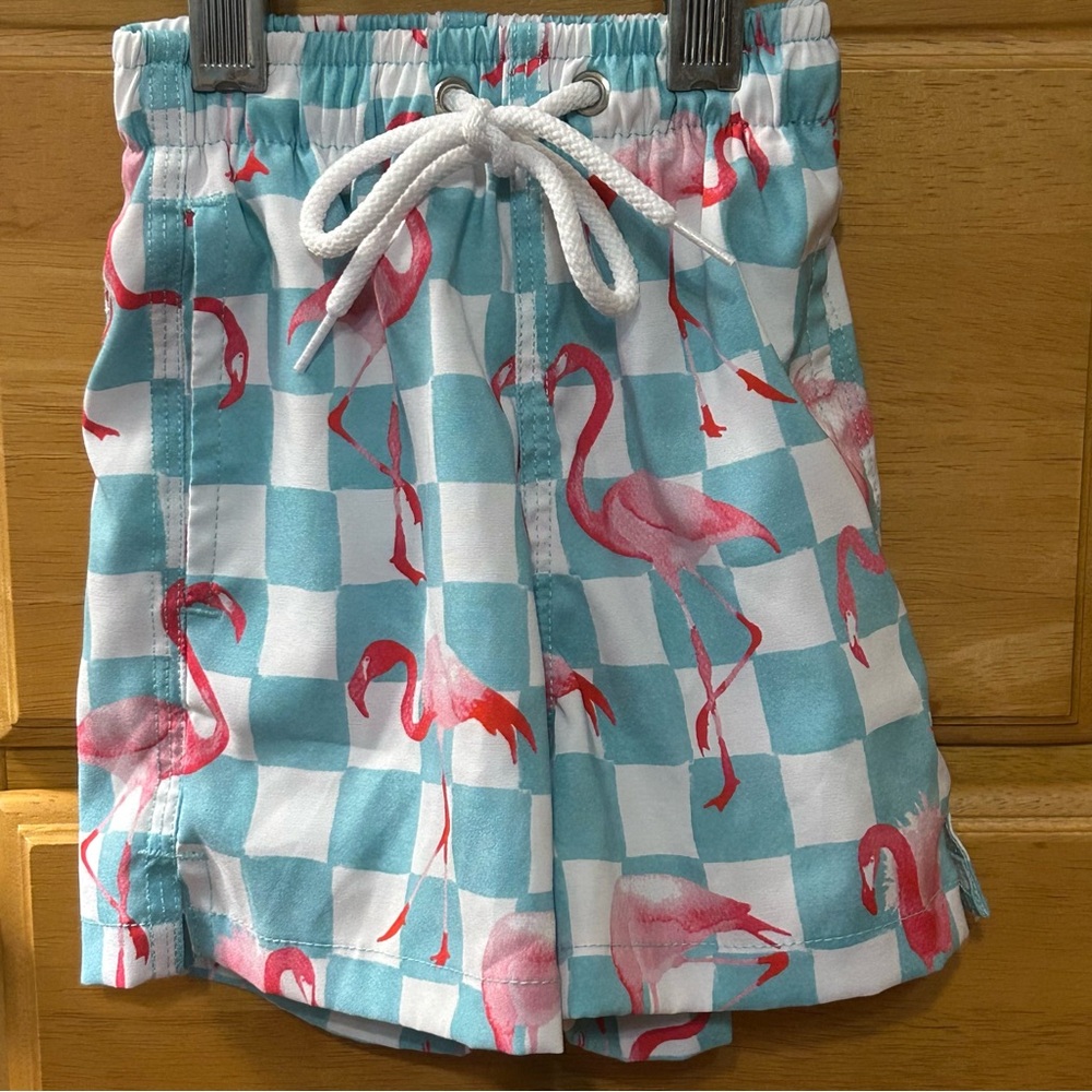 Kenny Flowers "The Copacabana" Kiddy Flowers Boy's Swim Trunks Size 12 Months